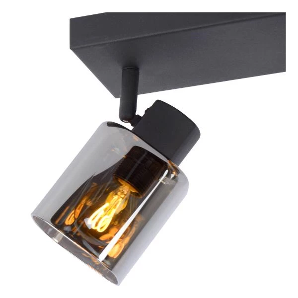 Lucide ALION - Ceiling spotlight - 3xE14 - Black - detail 1